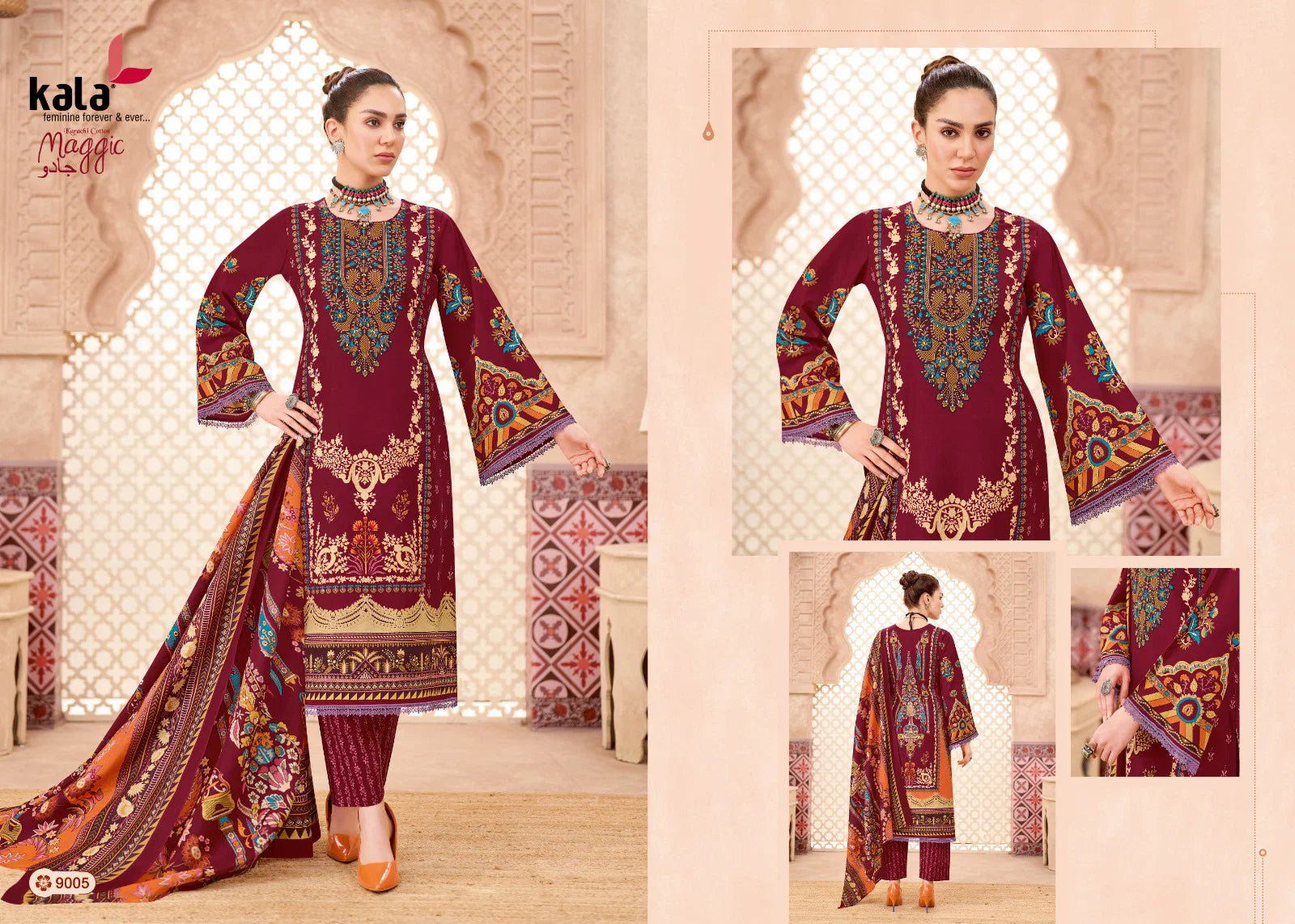 Kala Maggic Vol 24 Cotton Printed Karachi Dress Material Collection