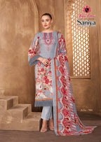 Nafisa Saniya Vol 7 Cotton Digital Printed Karachi Dress Material