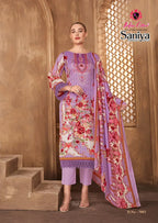 Nafisa Saniya Vol 7 Cotton Digital Printed Karachi Dress Material