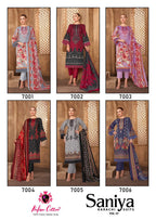 Nafisa Saniya Vol 7 Cotton Digital Printed Karachi Dress Material