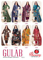 Ganeshji Gulab Vol 2 Cotton Digital Printed Dress Material Collection