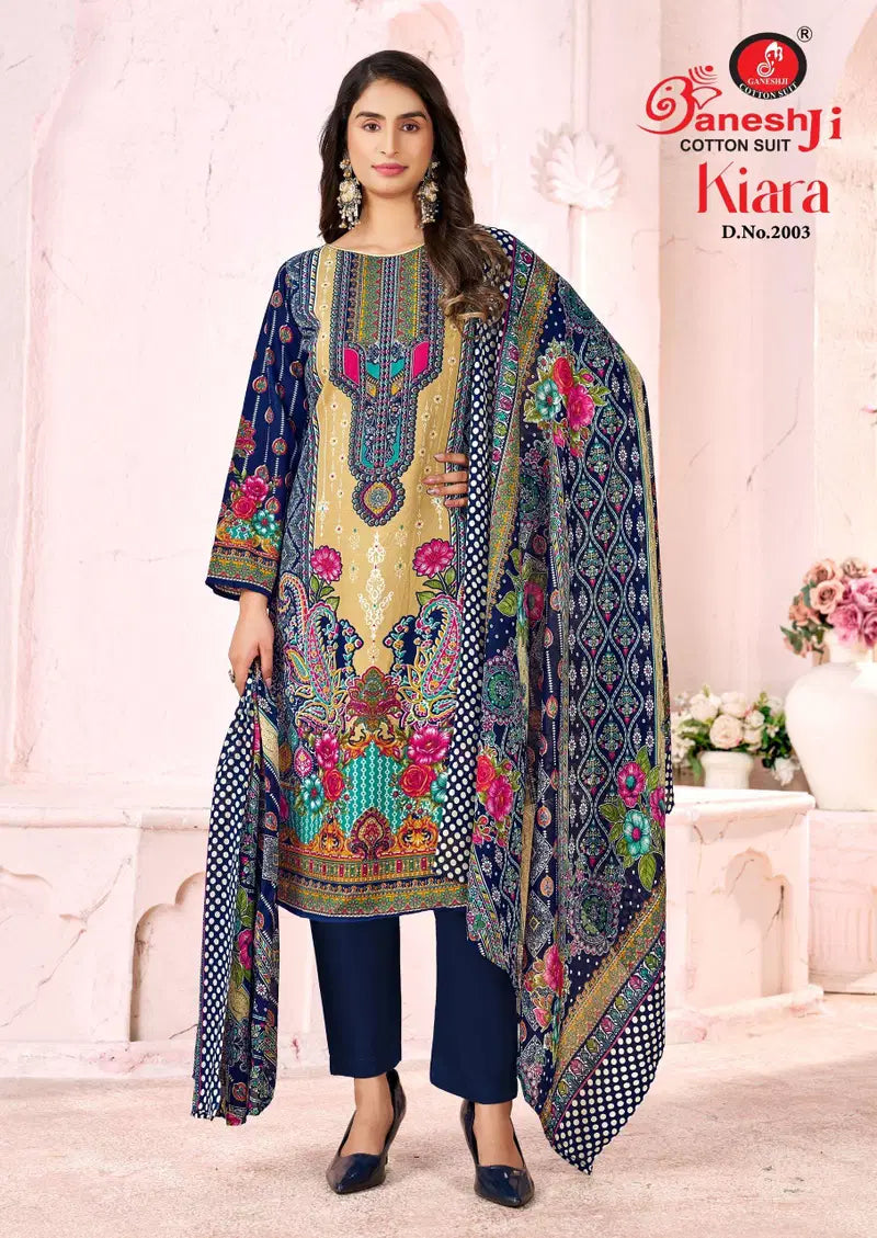 Ganeshji Kiara Vol 2 Cotton Printed Karachi Dress Material Collection
