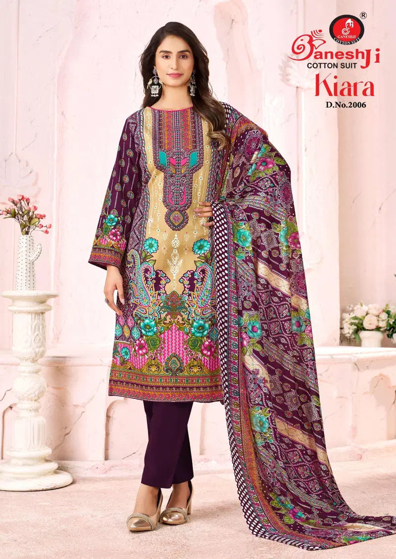 Ganeshji Kiara Vol 2 Cotton Printed Karachi Dress Material Collection