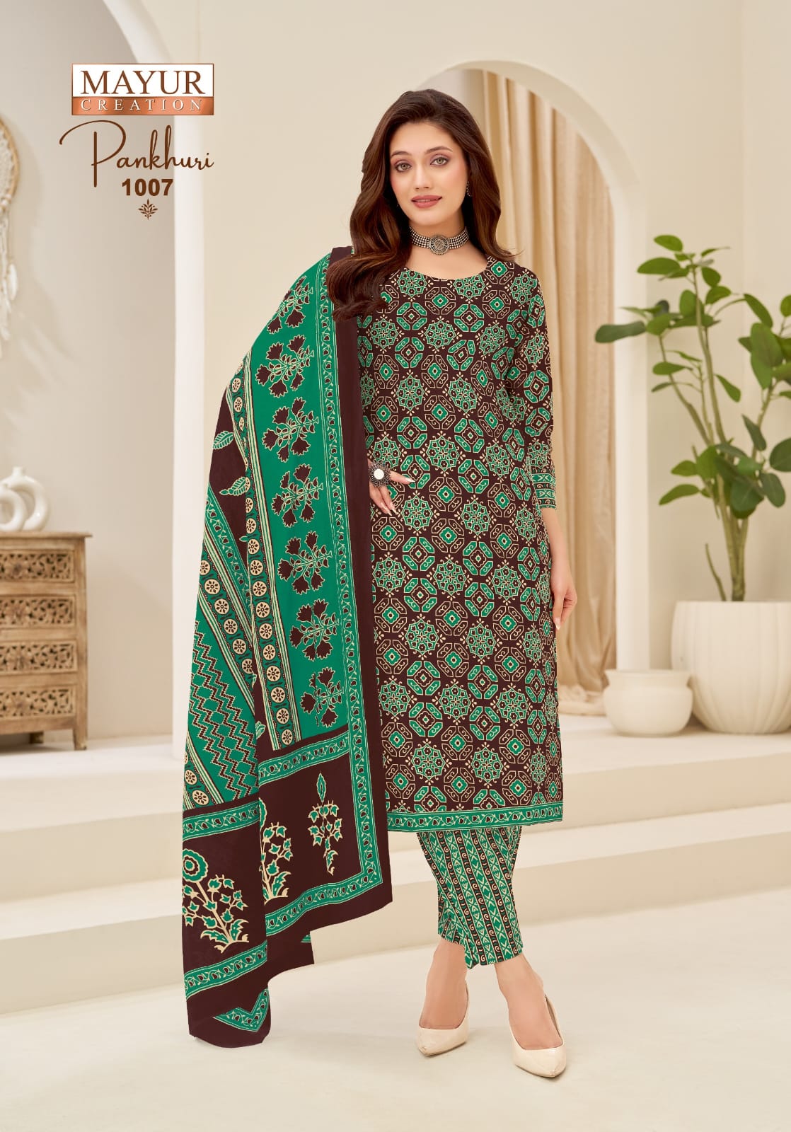 Mayur Pankhuri Vol 1 Cotton Printed Dress Material Collection