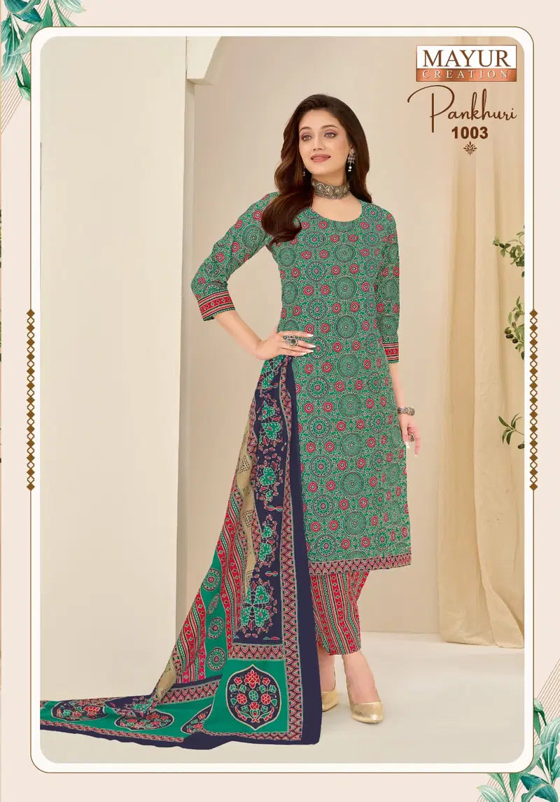 Mayur Pankhuri Vol 1 Cotton Printed Dress Material Collection