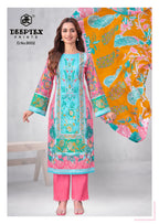 Deeptex Roohi Zara Vol 9 Readymade Cotton Karachi Kurti Pant With Dupatta