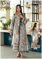 Lsm Parian Dream Vol 24 Lawn Cotton Printed Karachi Dress Material