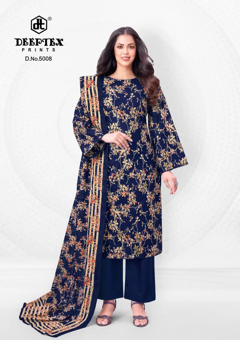 Deeptex Aalia Afreen Vol 5 Cotton Printed Dress Material Collection