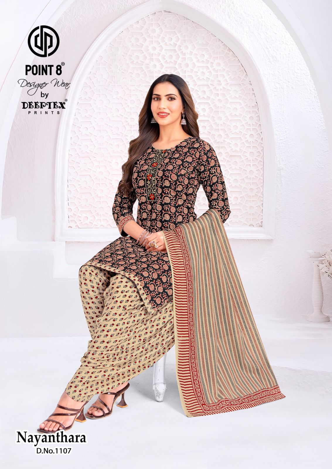 Deeptex Nayanthara Vol 11 Readymade Cotton Printed Patiyala Dress