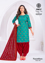 Deeptex Nayanthara Vol 11 Readymade Cotton Printed Patiyala Dress