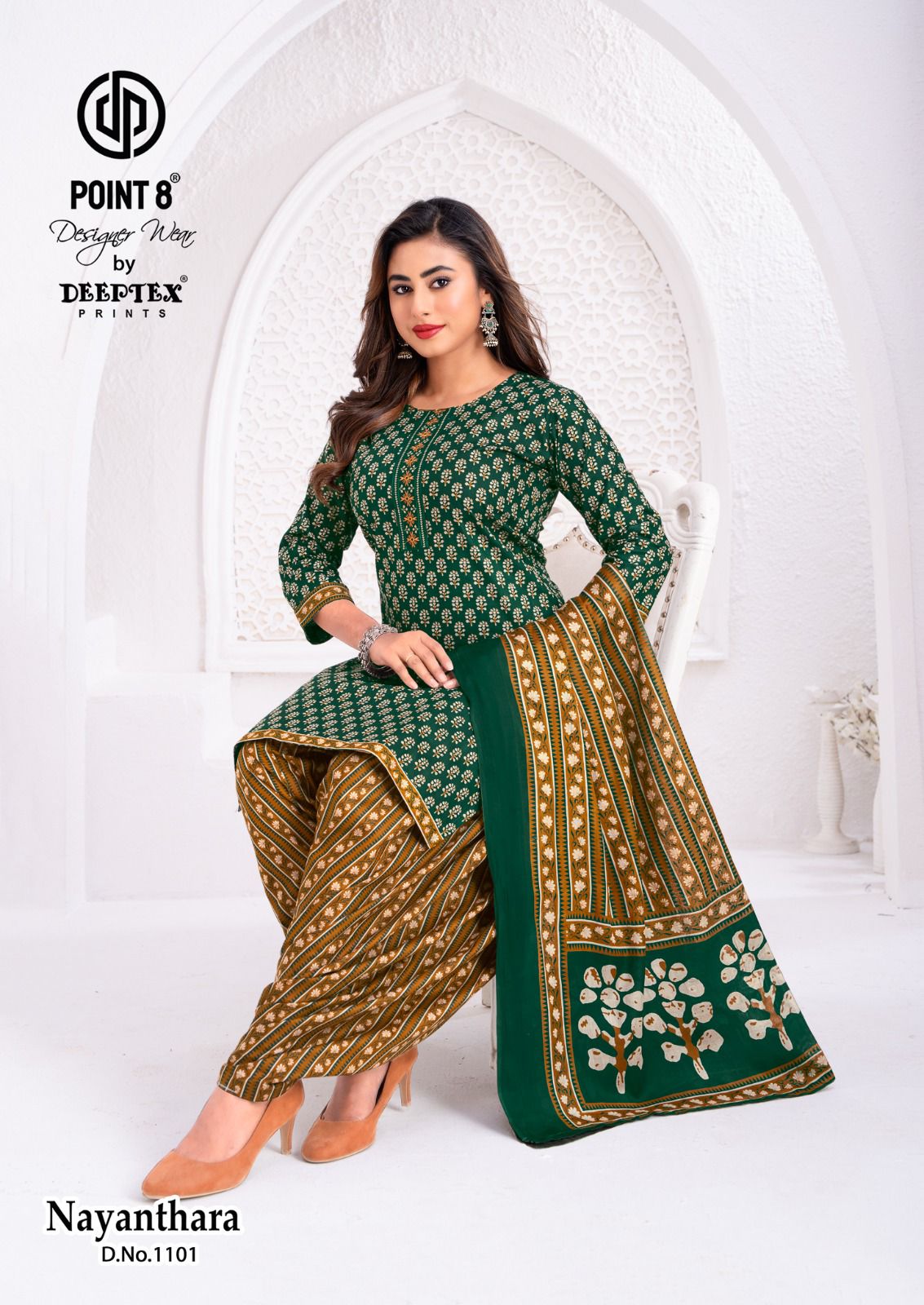 Deeptex Nayanthara Vol 11 Readymade Cotton Printed Patiyala Dress