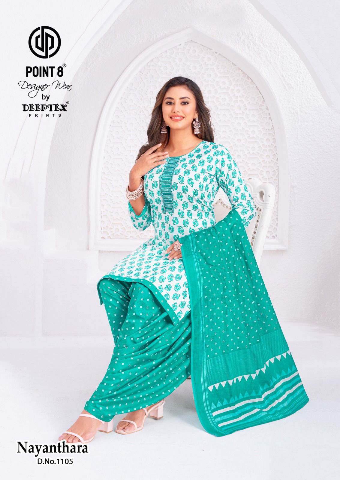 Deeptex Nayanthara Vol 11 Readymade Cotton Printed Patiyala Dress