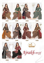 Miss World Ajrakh Vol 14 Readymade Cotton Patiyala Dress Collection