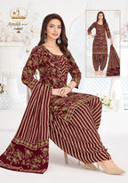Miss World Ajrakh Vol 14 Readymade Cotton Patiyala Dress Collection
