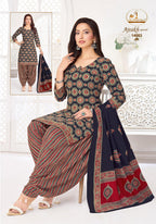 Miss World Ajrakh Vol 14 Readymade Cotton Patiyala Dress Collection