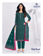 Deeptex Chief Guest Vol 44 Cotton Printed Fancy Dress Material