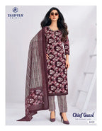 Deeptex Chief Guest Vol 44 Cotton Printed Fancy Dress Material