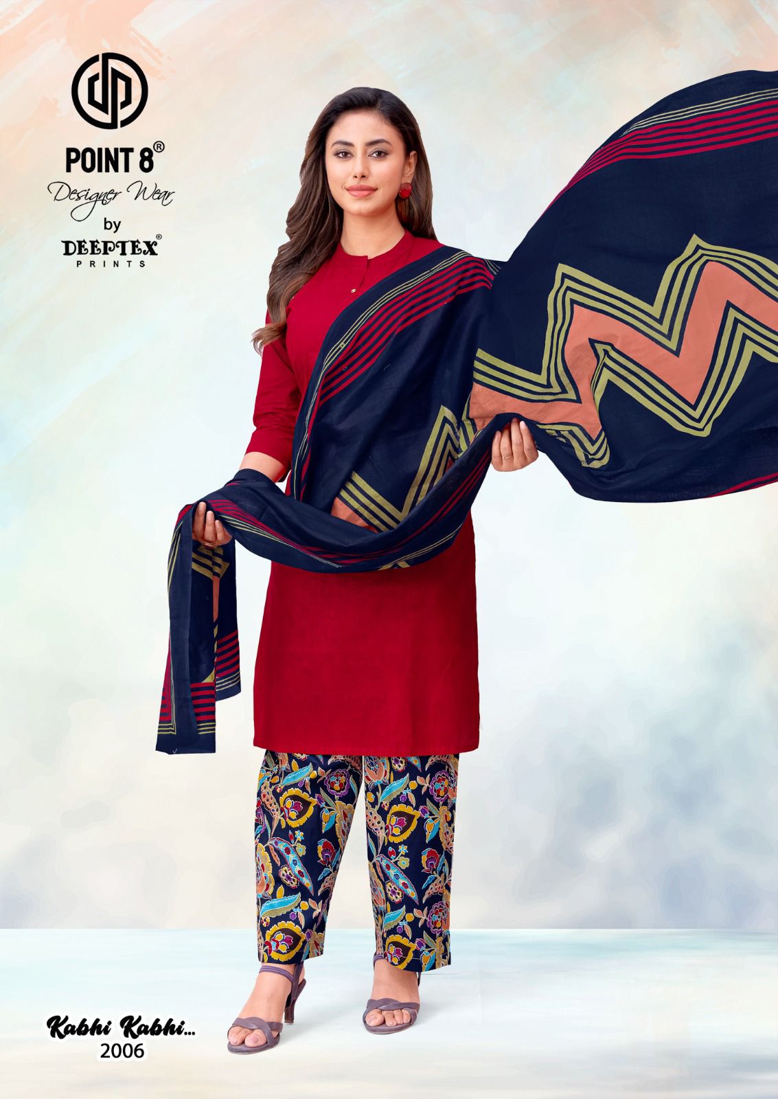 Deeptex Kabhi Kabhi Vol 2 Readymade Cotton Kurti Pant With Dupatta