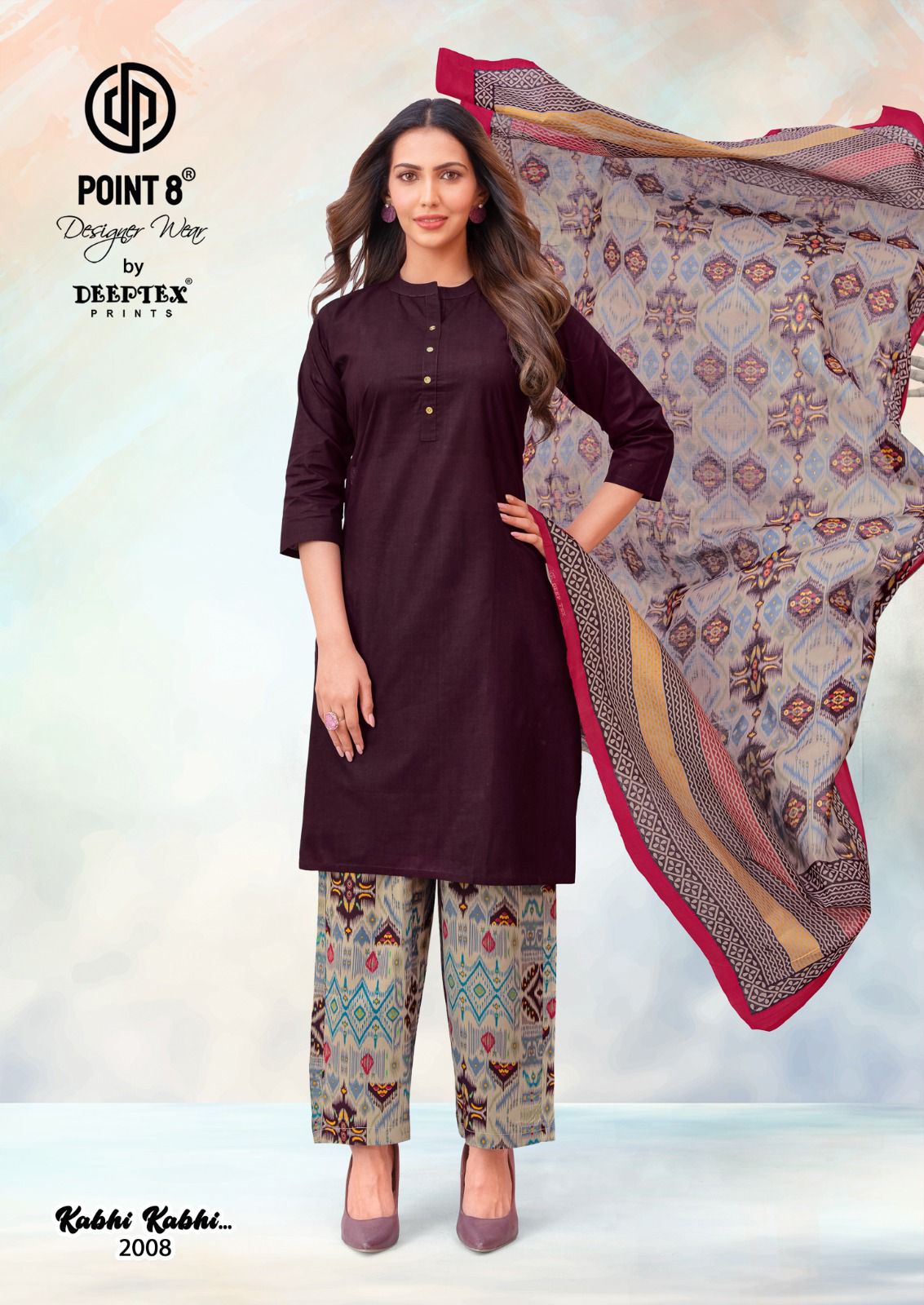 Deeptex Kabhi Kabhi Vol 2 Readymade Cotton Kurti Pant With Dupatta