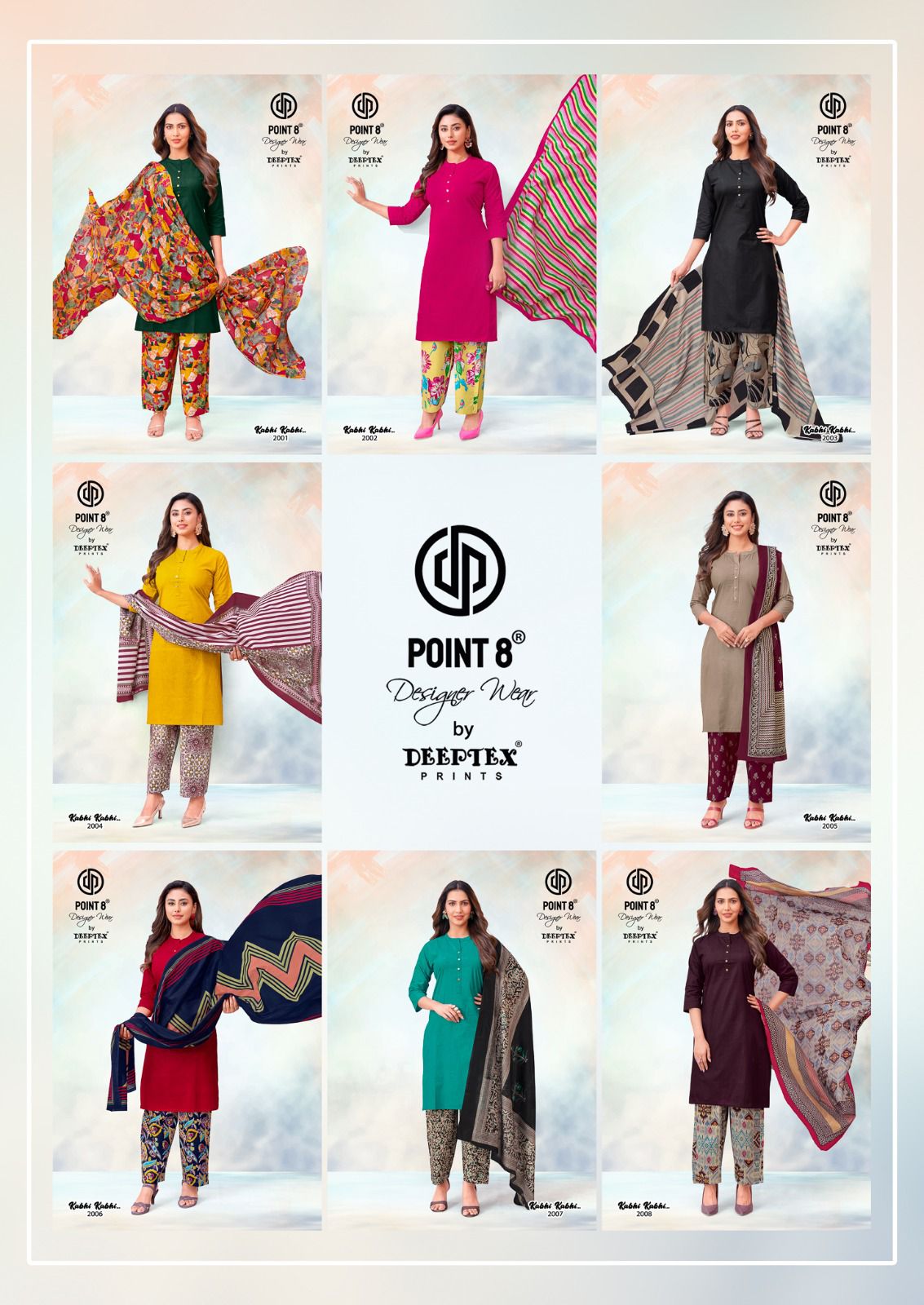 Deeptex Kabhi Kabhi Vol 2 Readymade Cotton Kurti Pant With Dupatta