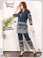 Kalavatis Vol 107 A Rayon Co Ord Set Collection