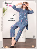 Kalavatis Vol 107 A Rayon Co Ord Set Collection