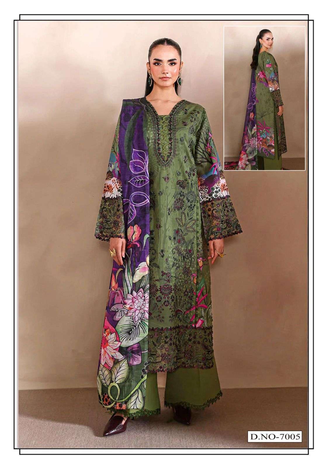 Farida Ramsha Nx Readymade Lawn Cotton Karachi Kurti Set