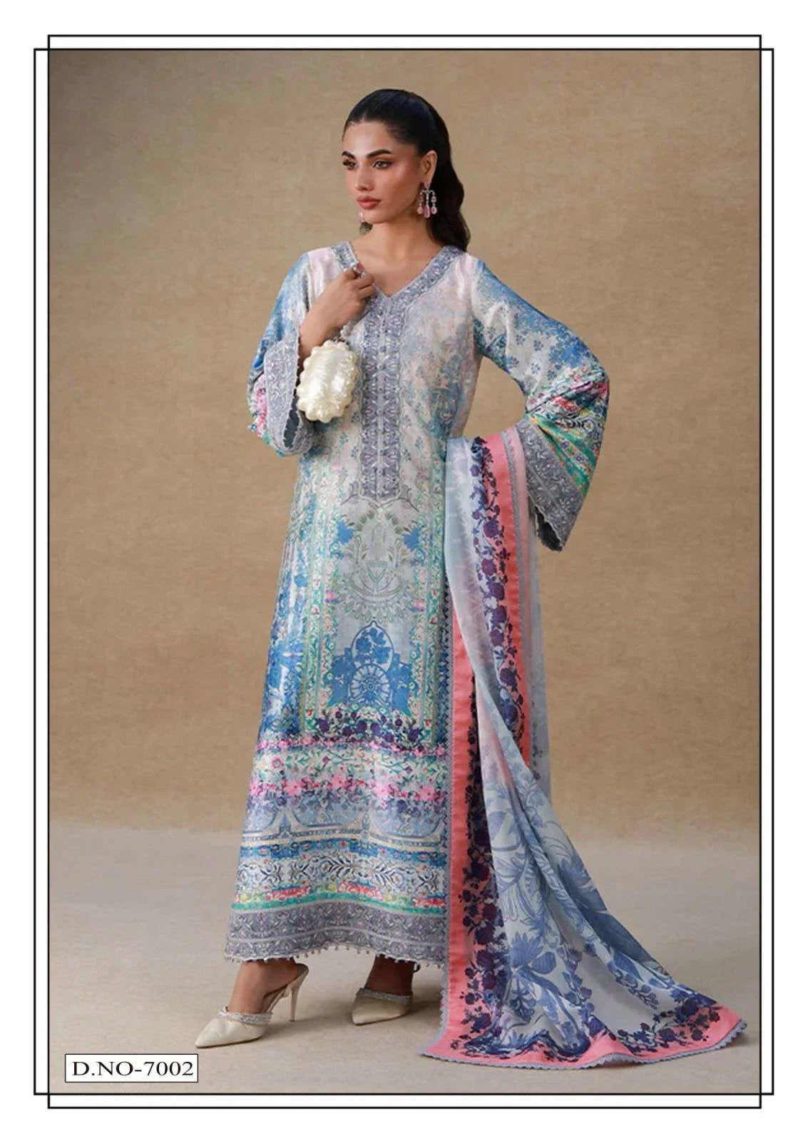 Farida Ramsha Nx Readymade Lawn Cotton Karachi Kurti Set