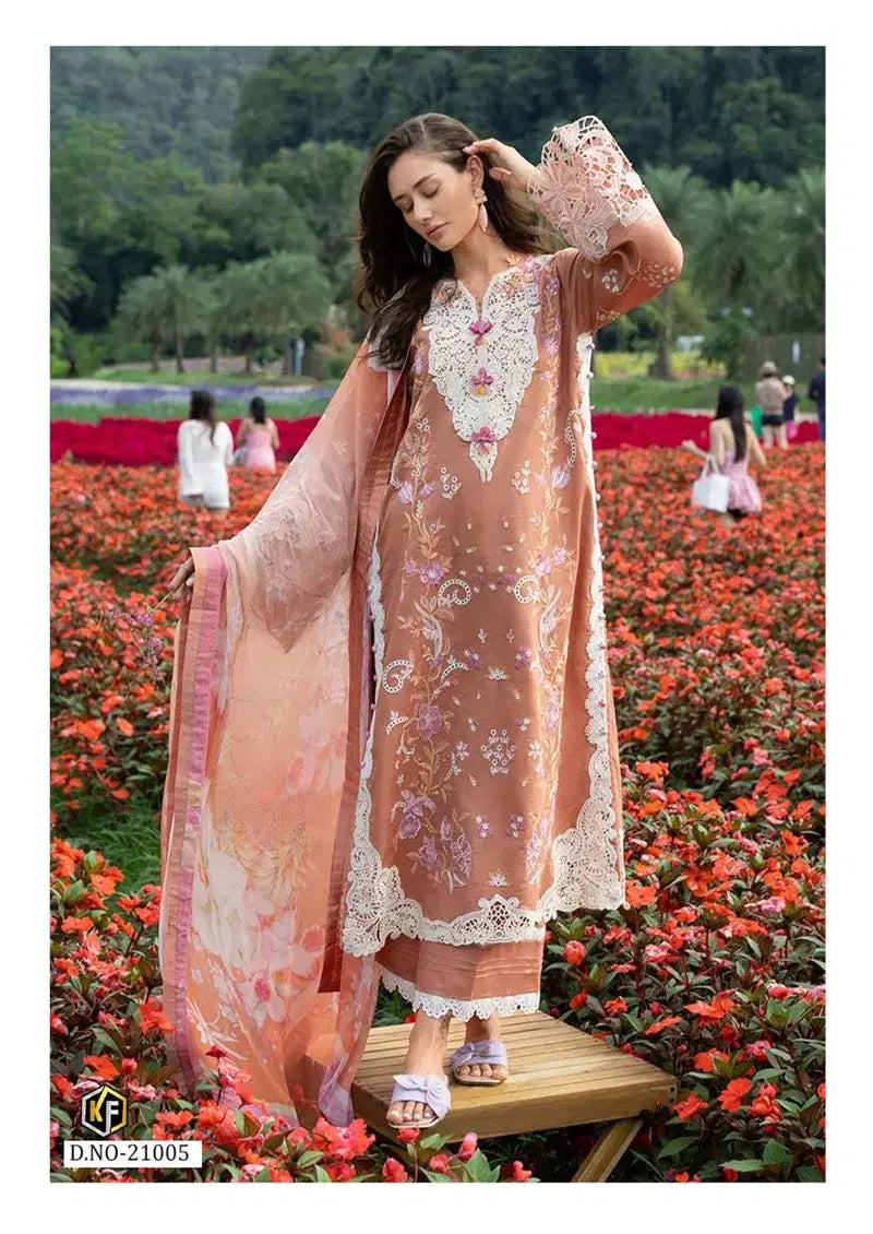 Keval Maryum And Maria Vol 21 Lawn Cotton Karachi Dress Material