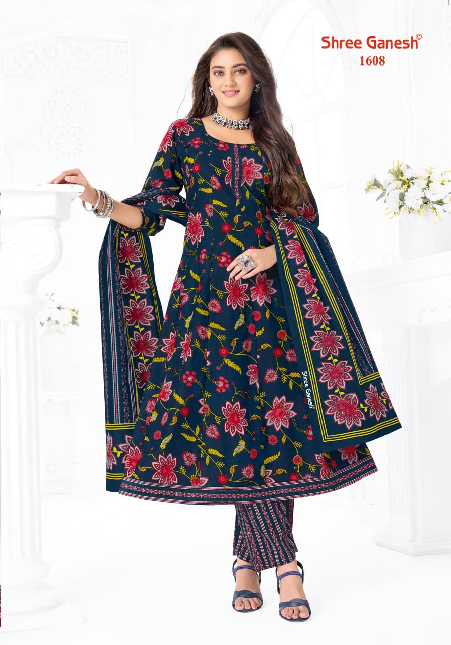 Shree Ganesh Zeenat Vol 6 Readymade Cotton Kurti Set Collection