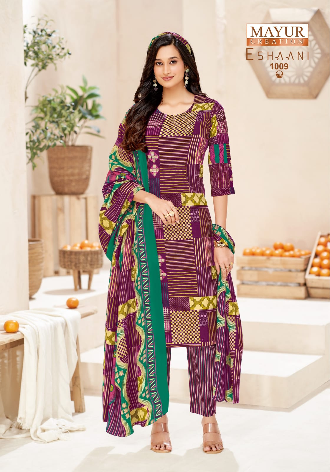 Mayur Eshaani Vol 1 Cotton Printed Fancy Dress Material Collection