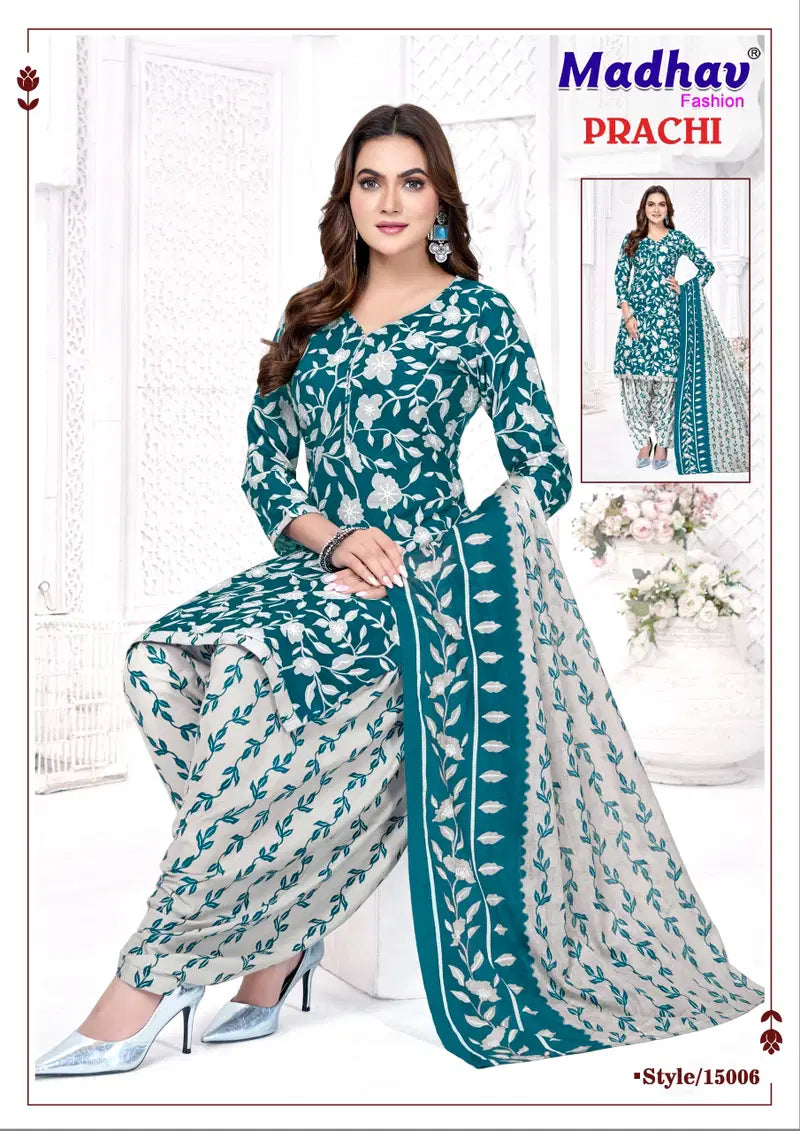 Madhav Prachi Vol 15 Cotton Printed Daily Wear Dress Material