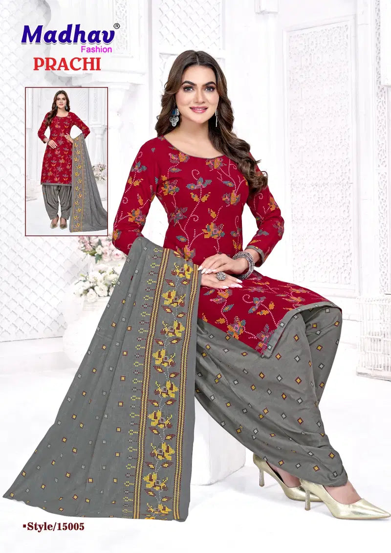 Madhav Prachi Vol 15 Cotton Printed Daily Wear Dress Material
