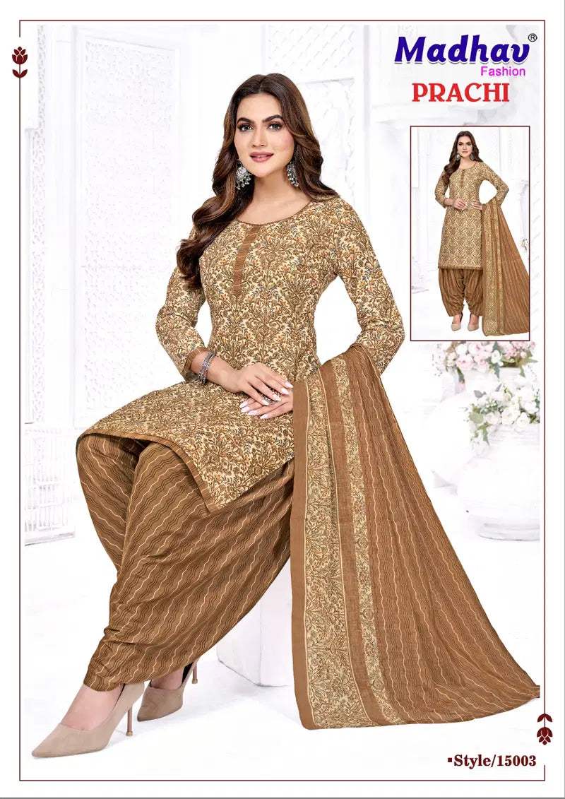 Madhav Prachi Vol 15 Cotton Printed Daily Wear Dress Material