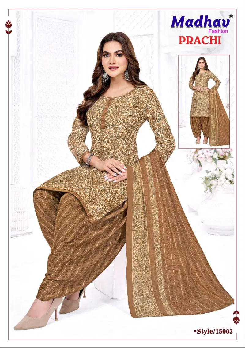 Madhav Prachi Vol 15 Cotton Printed Daily Wear Dress Material
