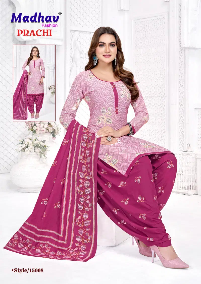 Madhav Prachi Vol 15 Cotton Printed Daily Wear Dress Material