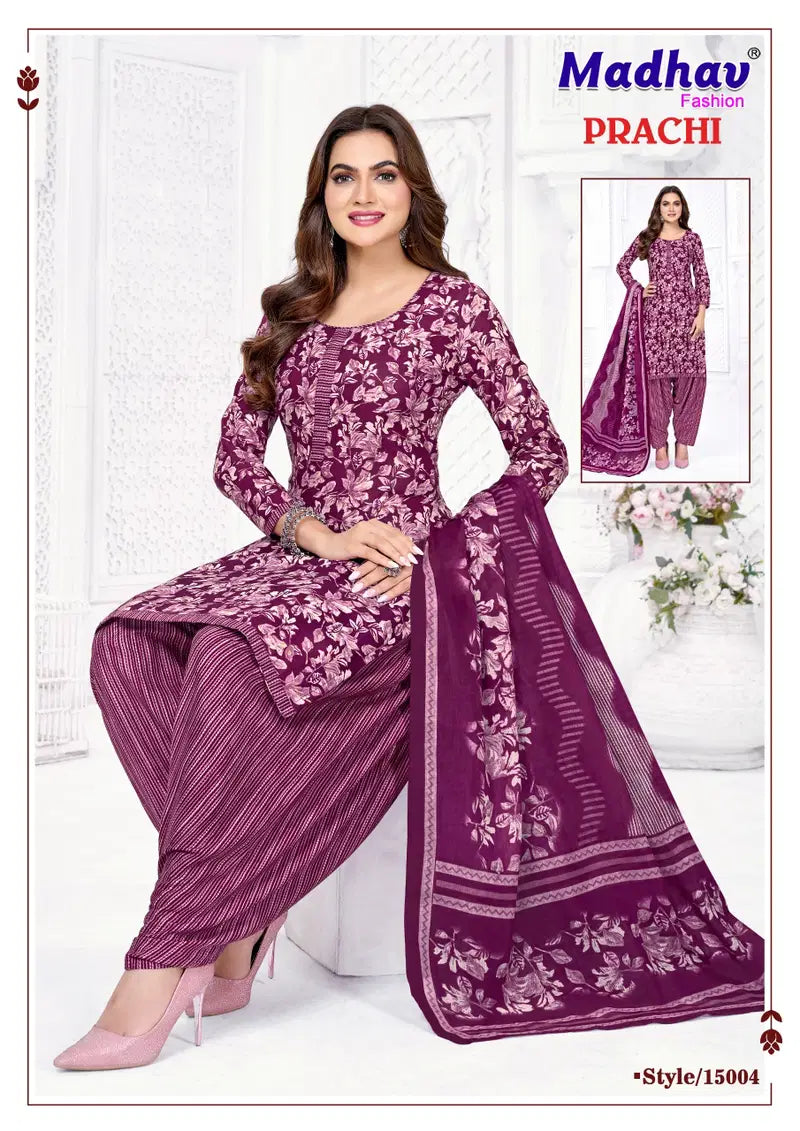 Madhav Prachi Vol 15 Cotton Printed Daily Wear Dress Material