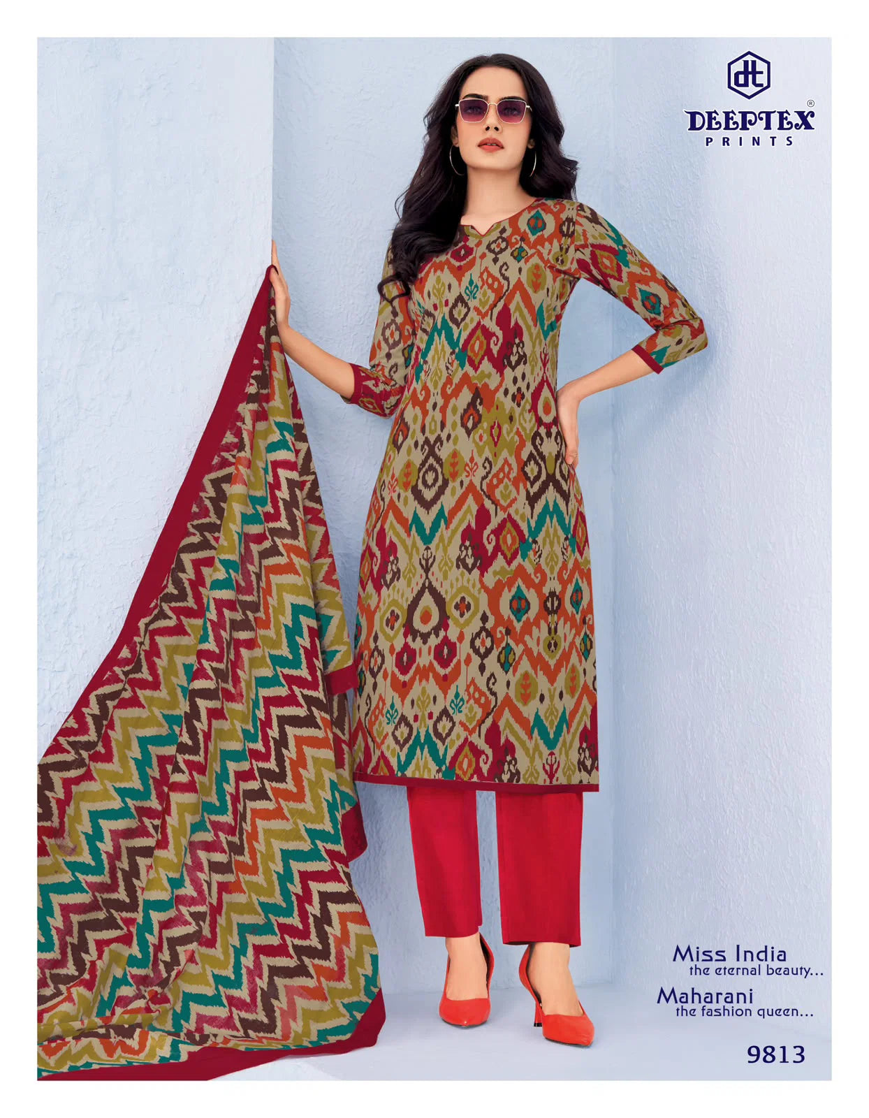 Deeptex Miss India Vol 98 Cotton Printed Dress Material Collection