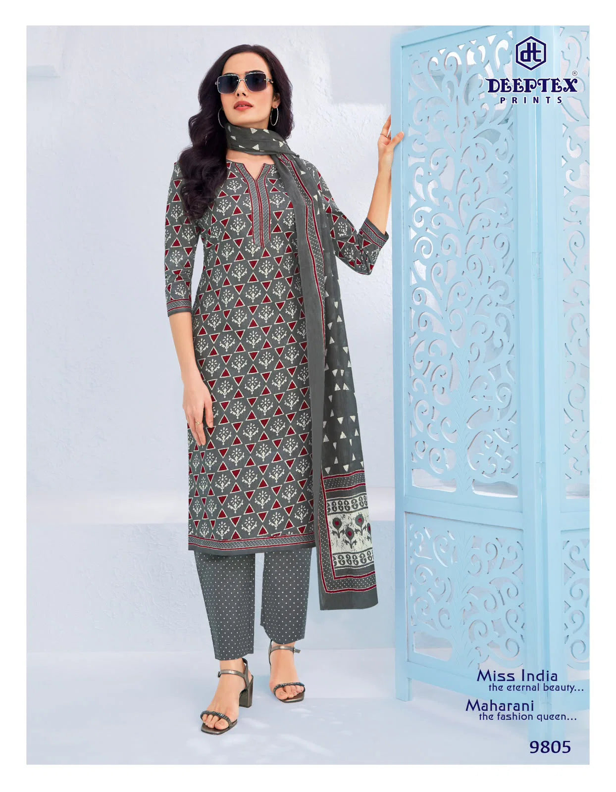 Deeptex Miss India Vol 98 Cotton Printed Dress Material Collection