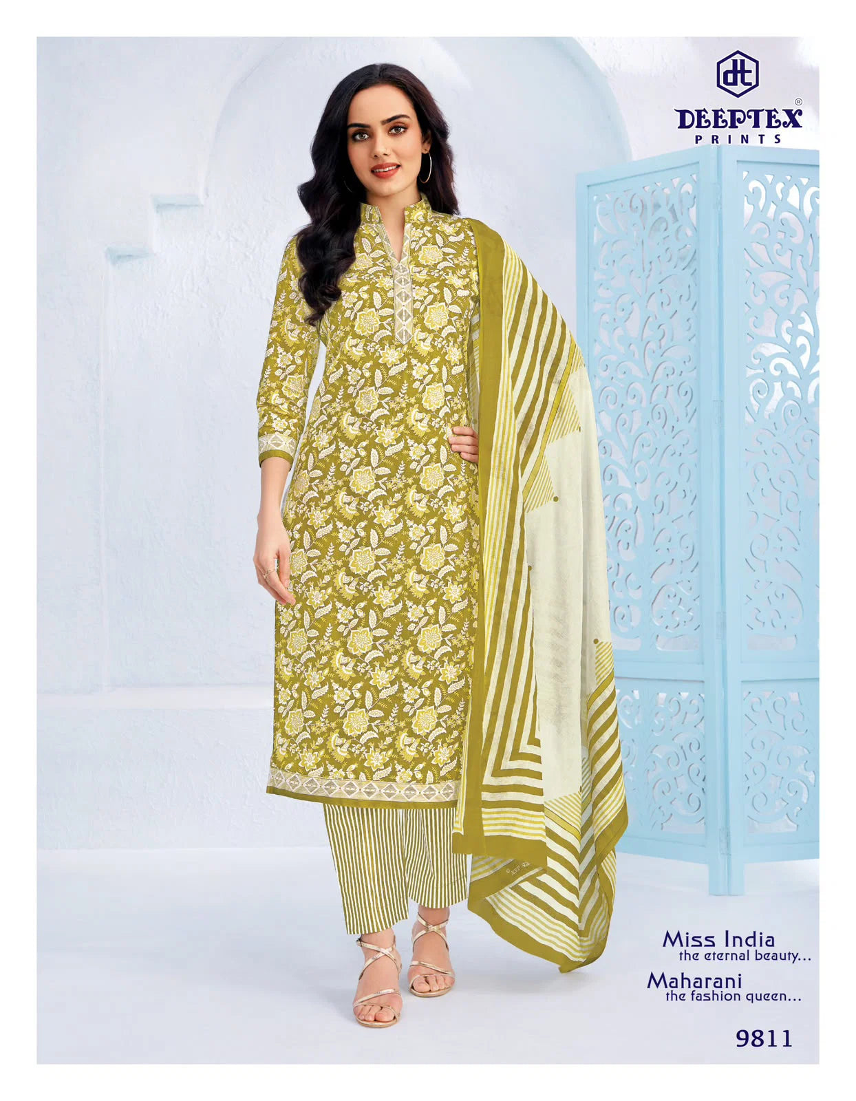 Deeptex Miss India Vol 98 Cotton Printed Dress Material Collection