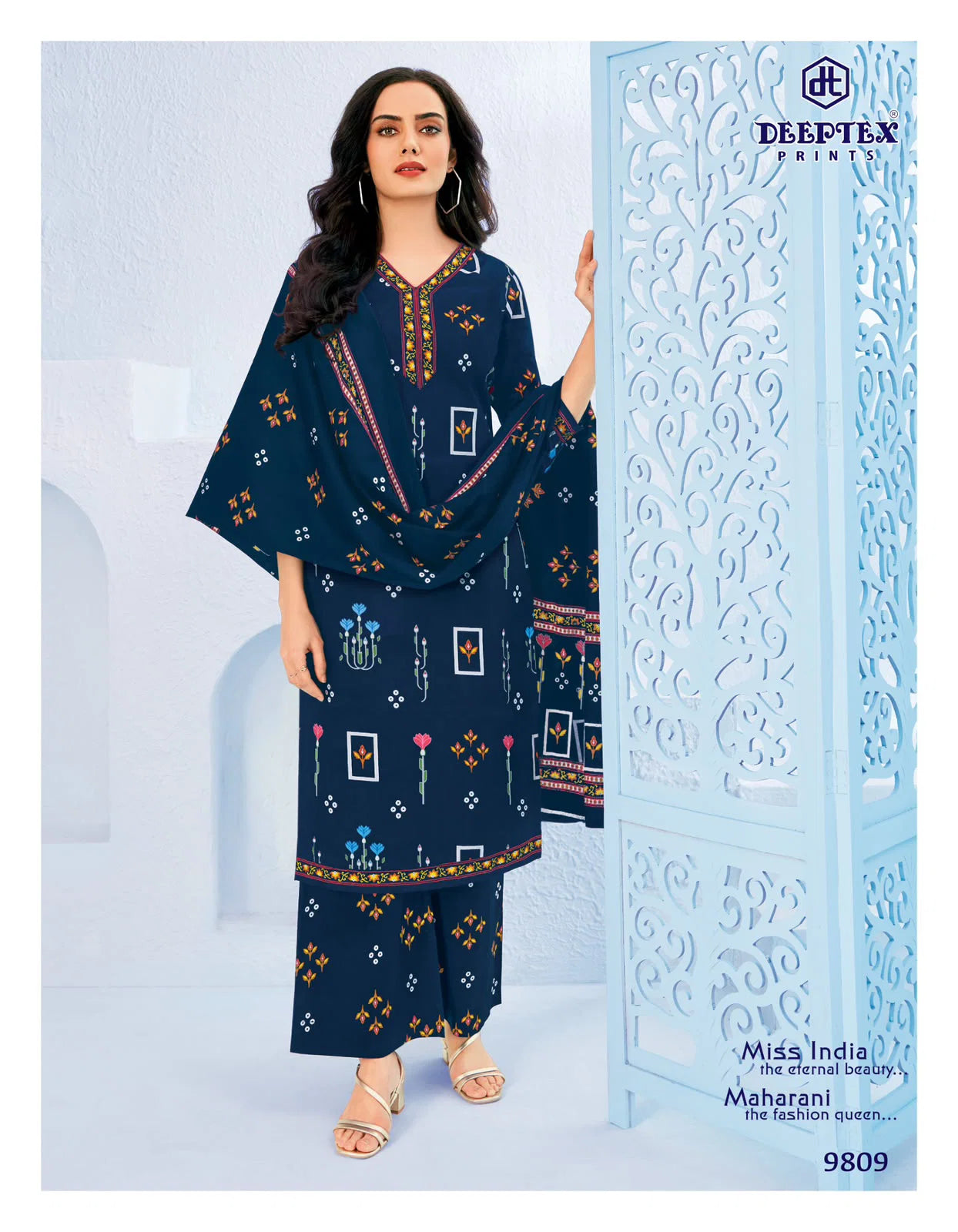 Deeptex Miss India Vol 98 Cotton Printed Dress Material Collection