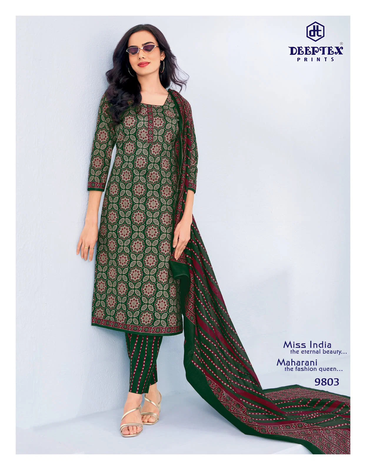 Deeptex Miss India Vol 98 Cotton Printed Dress Material Collection