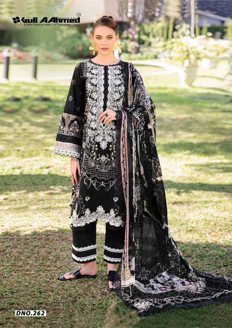 Gull A Ahmed Lawn Collection Vol 33 Lawn Cotton Karachi Dress Material