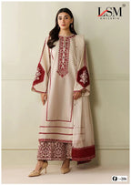 Lsm Firdous Queen Vol 20 Lawn Cotton Karachi Dress Material