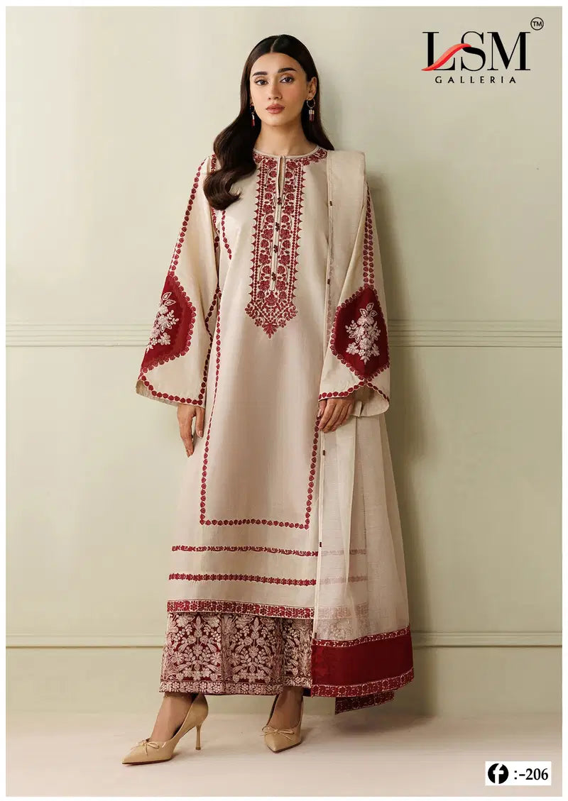 Lsm Firdous Queen Vol 20 Lawn Cotton Karachi Dress Material
