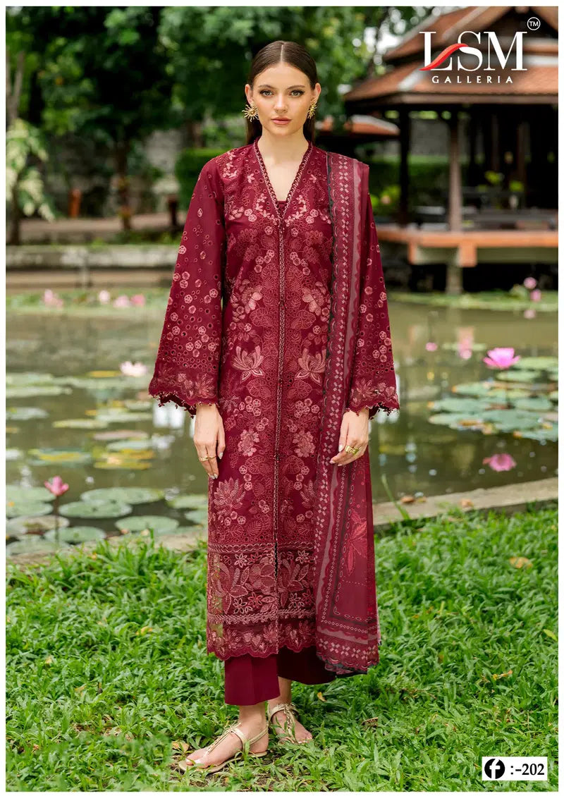 Lsm Firdous Queen Vol 20 Lawn Cotton Karachi Dress Material
