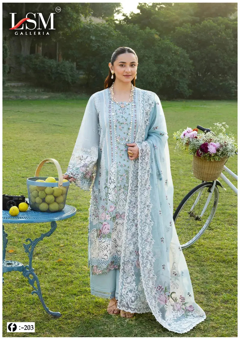 Lsm Firdous Queen Vol 20 Lawn Cotton Karachi Dress Material