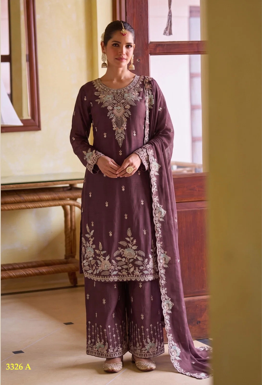 Fenny Beads Vol 2 Rangoli Crush Sequence Worked Salwar Kameez