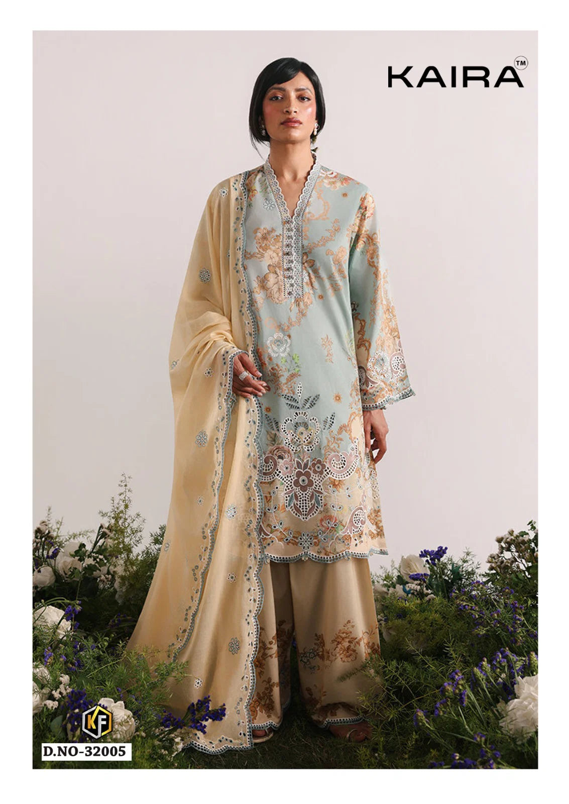 Keval Kaira Vol 32 Lawn Cotton Karachi Dress Material Collection