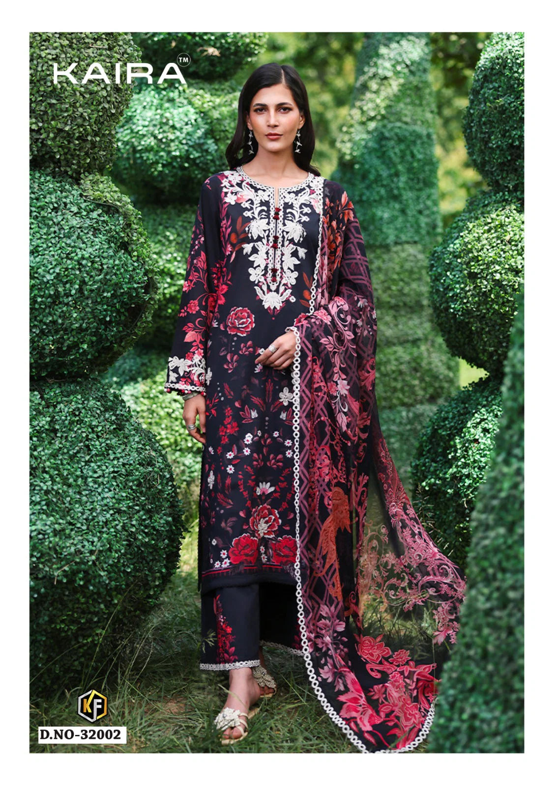 Keval Kaira Vol 32 Lawn Cotton Karachi Dress Material Collection